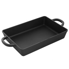 Crock Pot Artisan 13 in. Preseasoned Cast Iron Lasagna Pan