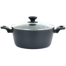 Oster Bastone 5.3 Quart Nonstick Aluminum Dutch Oven in Speckled Gray