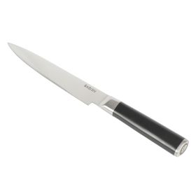 Babish 8 Inch High-Carbon Stainless Steel Full Tang Carving Knife in Black