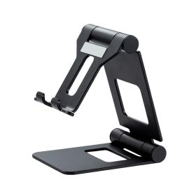 Cell Phone Holder Adjustable Phone Cradle (Color: Black)