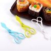 2pcs Piping Flower Scissors/Nail Kitchen Baking Pastry Tool Rose Decor Lifter Fondant Cake Decorating Tray Cream Transfer Set