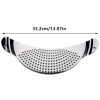 1pc Strainer Drain Leakproof Washing Rice Baffle Sieve Vegetable Fruit