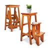 Multifunction Usage Wood Step Stool